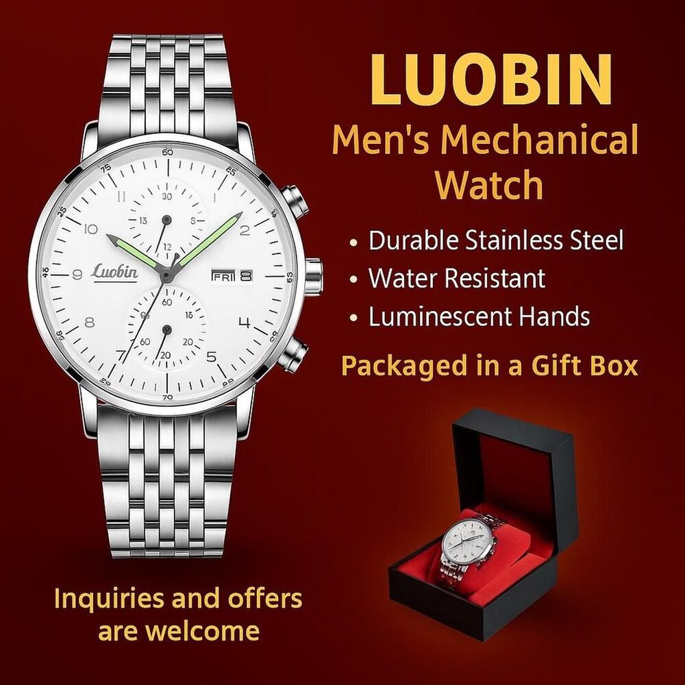 Unbranded Men's Silver and Grey Watch